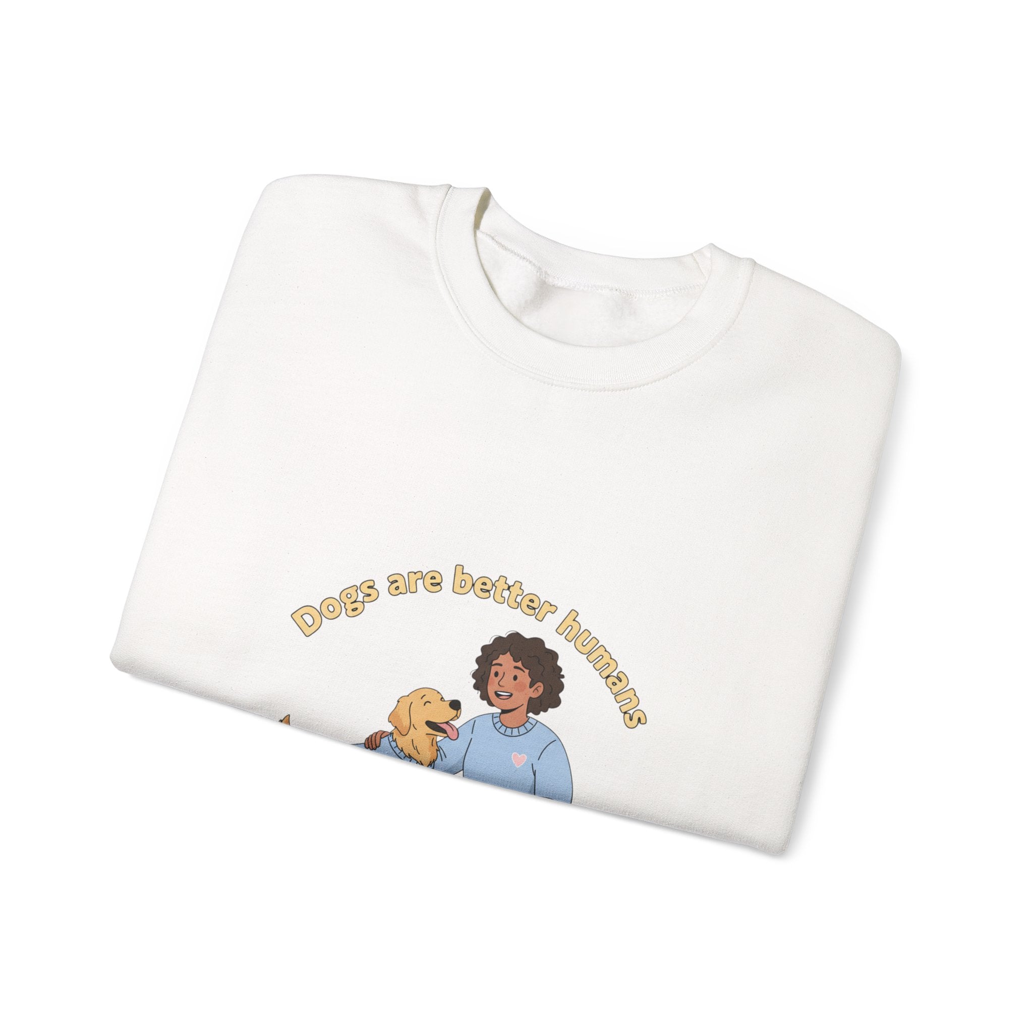 Pet Parent Illustration Sweatshirt | pet owner matching, paw print design