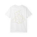 PANJAB Map Outline T-Shirt — Minimal Back-Print Travel & Heritage Tee