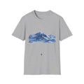 Mountain penguin Solitude T-Shirt — Arctic Landscape Scenic Tee